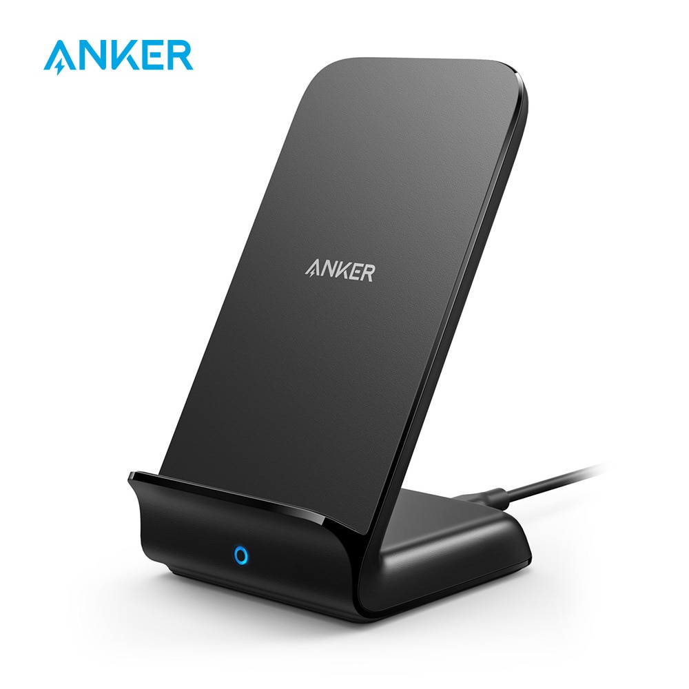 Anker Powerwave Xs-modell Schnelle Drahtlose Ladegerät Stehen, Qi-Zertifiziert, 7,5 W für iPhone 11/11 Pro/11 Pro Max/XR/XS etc,10W für Galaxy und mehr