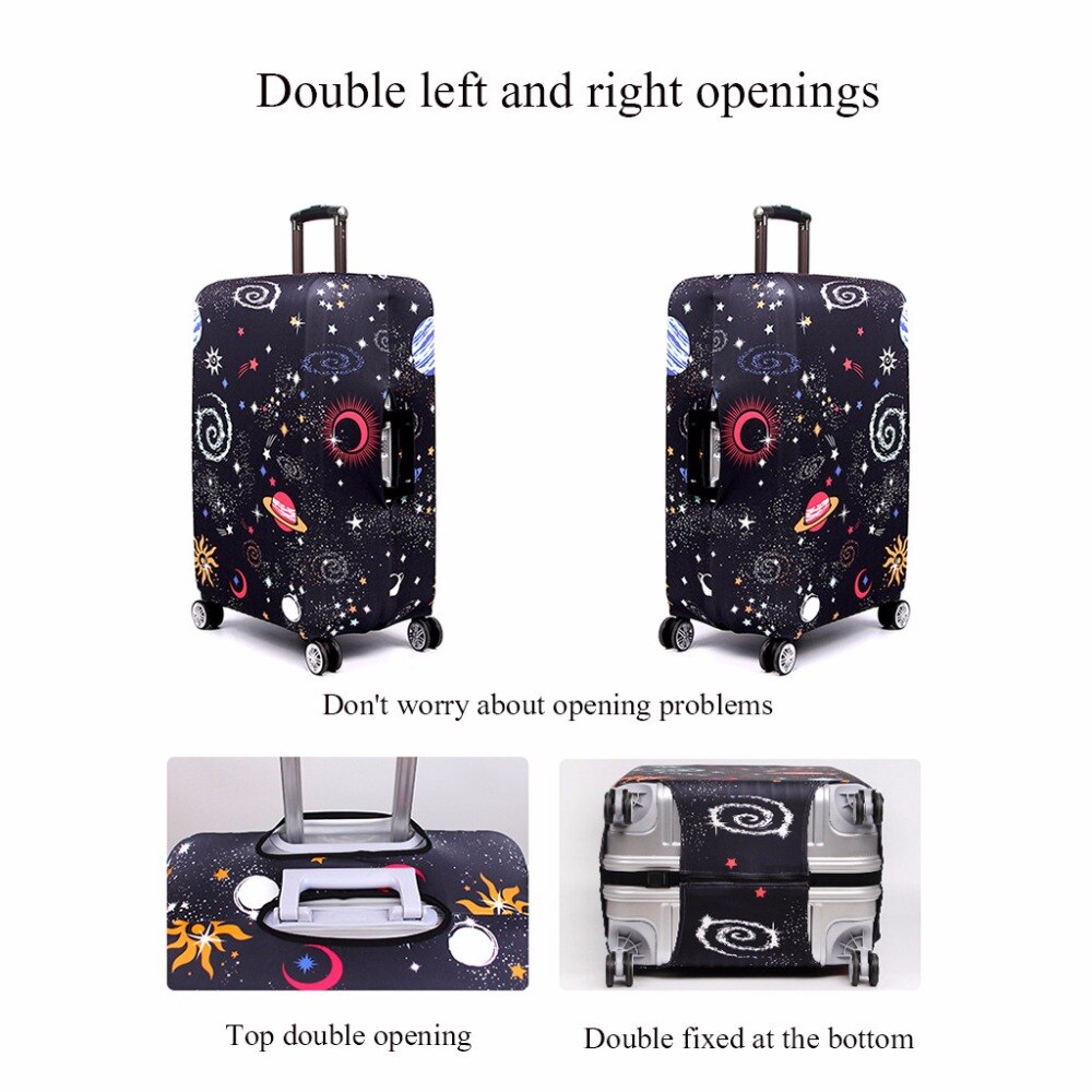 Dikkere Travel Bagage Beschermhoes Trunk Case gelden 18 ''-32'' Koffer elastische stofkap reizen voor bagage kan 1