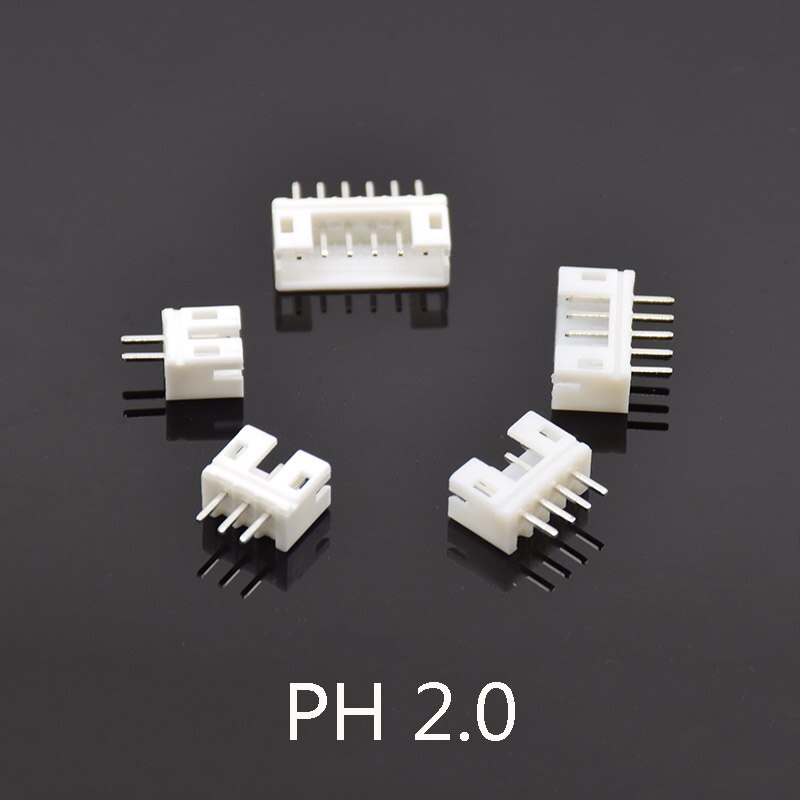 10Sets Mini Micro JST PH 2.0 Male Female Connector 2/3/4/5/6 Pin Plug With terminal Wires Cables Socket 300mm 26AWG length 30cm: 10pcs 2P terminal