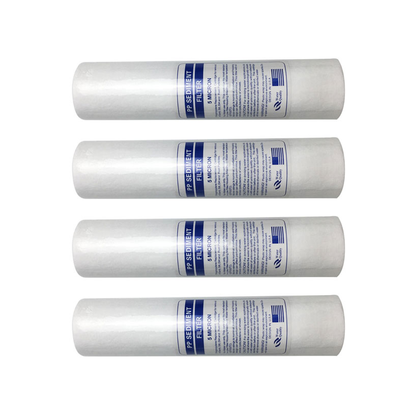 10 Inch 1-Micrometre Sediment PP Cotton Water Purifier Filter Cartridge Reverse Osmosis System: Default Title