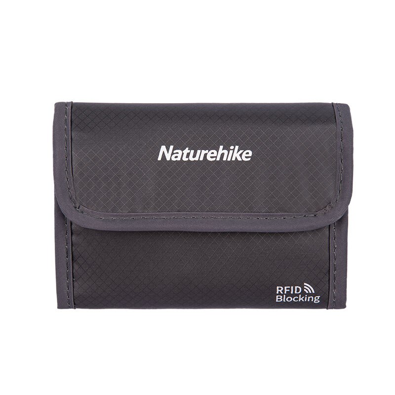 Naturehike rfid-blokkerende reisportemonnee multifunctionele reisticket spatwaterdichte opbergtas  nh20 sn 003: Grijs