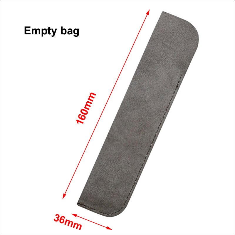 Estuche de plástico y Metal para lápices, bolsa pequeña y fina de aleación de aluminio, ideal para de niños, varios artículos de papelería, 1 unidad: J bag empty