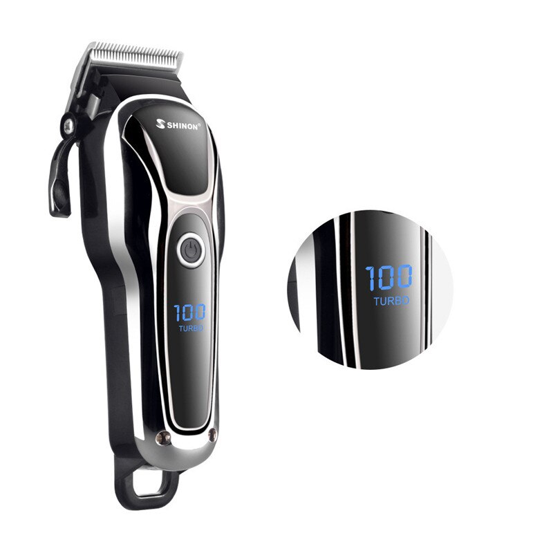 Lcd-scherm tondeuse, oplaadbaar/elektrisch, 2- werkmethode tondeuse, heren tondeuse + limietkam