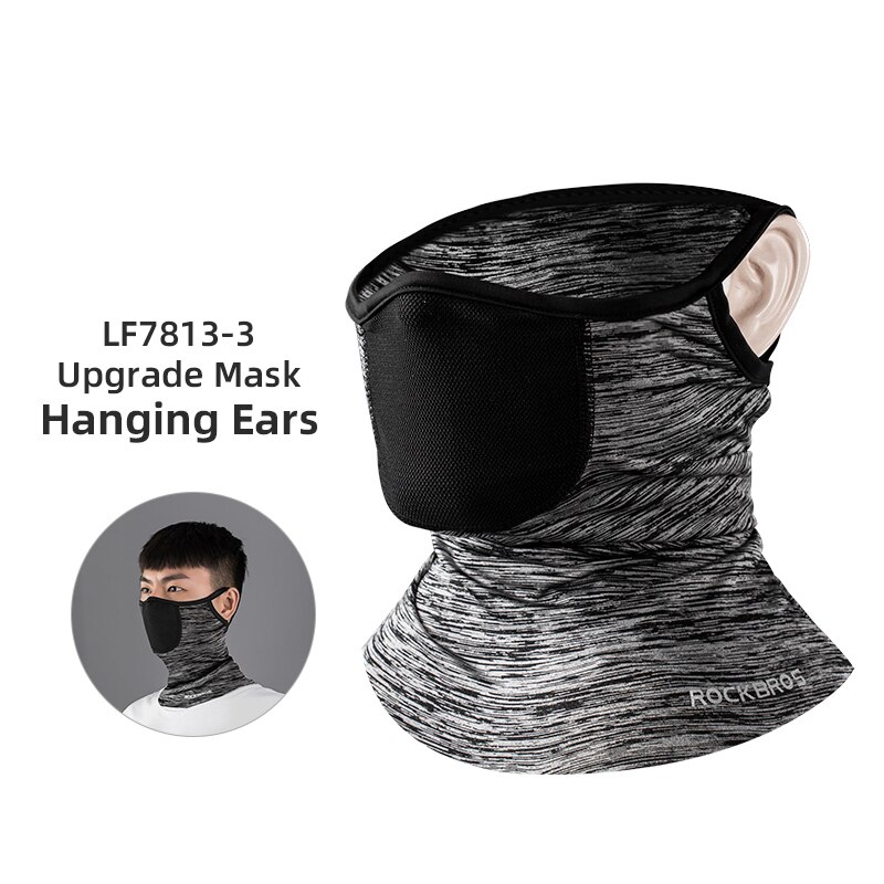 ROCKBROS Cycling Absorb Sweat Riding Scarf Bike Summer Bandana Face Scarf Neck Gaiter Bicycle Sun Protection Sport Face Mask: LF7813-3