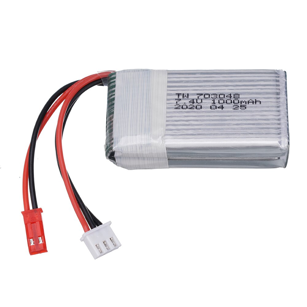 7,4 v 1000mah 703048 Lipo Batterie Mit ladegerät Für MJXRC X600 U829A U829X F46 X601H JXD391 FT007 RC spielzeug teile