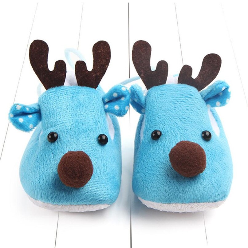 3 kleuren Babyschoenen Baby Schoenen Jongen Meisje Kerst Zachte Zool Anti-slip Sneakers verzonden ST20