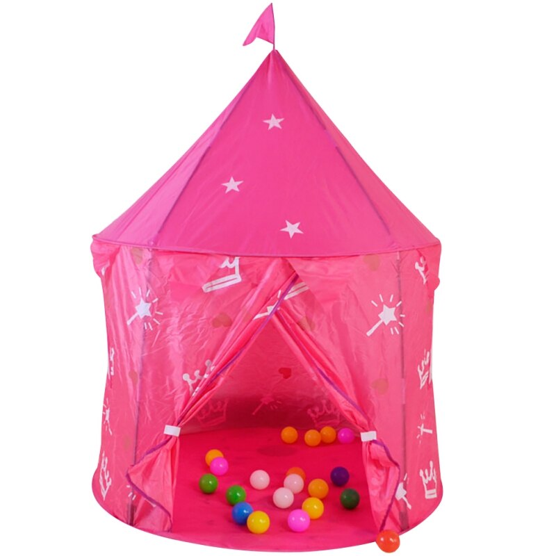 Portable Foldable Princess Folding Tent Play House Game Tent Toys Ball Pool Castle Tents For Girls Kids Children Christmas: 09