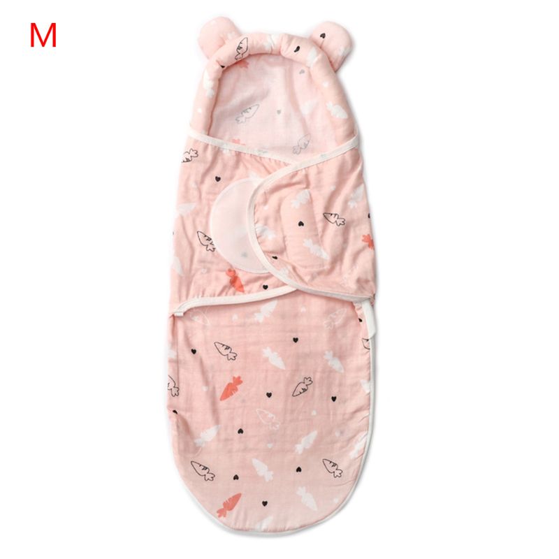 Bébé coton lange d'emmaillotage doux couverture de couchage -né respirant réglable sac de nuit pour garçons filles: M4