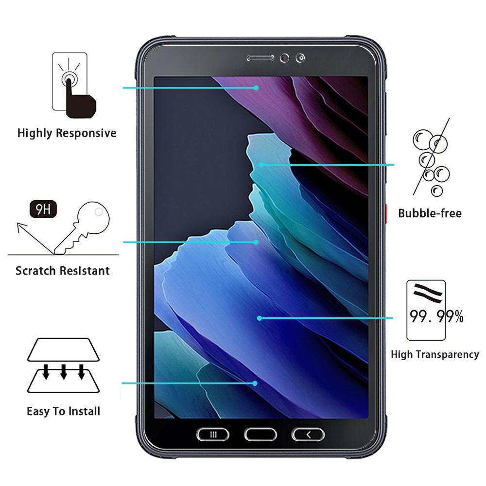 Do Samsung Galaxy Tab Active3 ochraniacz ekranu, Tablet ochronny szkło hartowane do Samsung Galaxy Tab Active3 SM-t575 (8.0 &quot;)