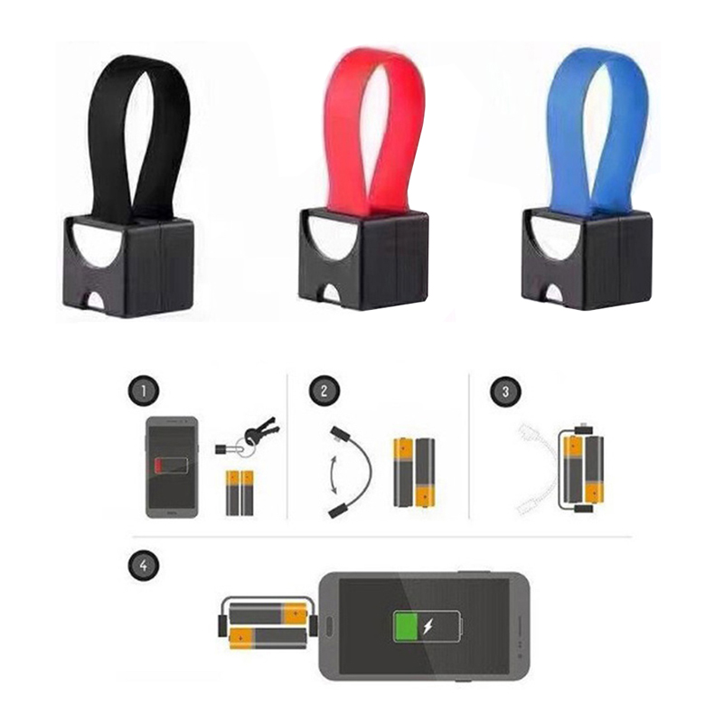 1Pc Portable Magnetic AA/AAA Battery Micro USB Emergency Charger for Android Phone