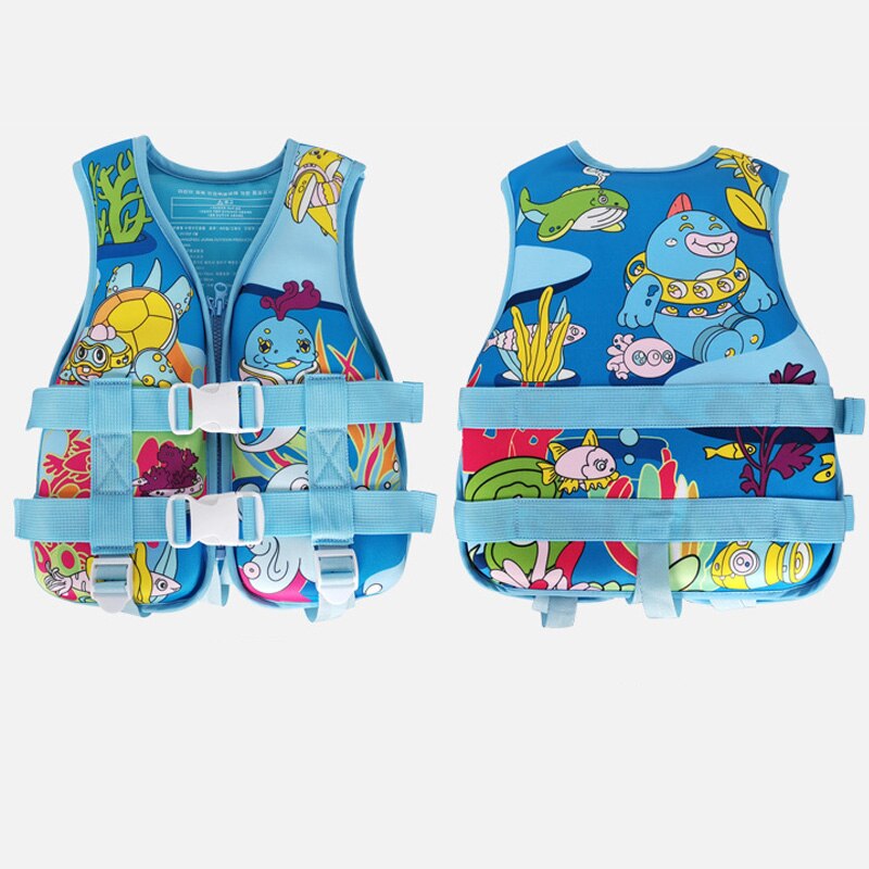 Bambini Giubbotto Salvataggio Galleggiante Delle Ragazze del Ragazzo Costume Da Bagno Crema Solare Alimentazione Flottante Nuoto Giacca Per Il Drifting Barca In Neoprene