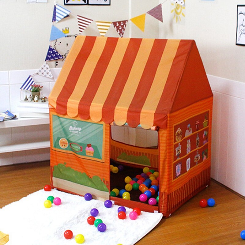 Kids Tent Dessert Shop Diy Tent Play Tenten Indoor Baby Huis Pretend Kids Playhouse Kinderen Draagbare Tenten