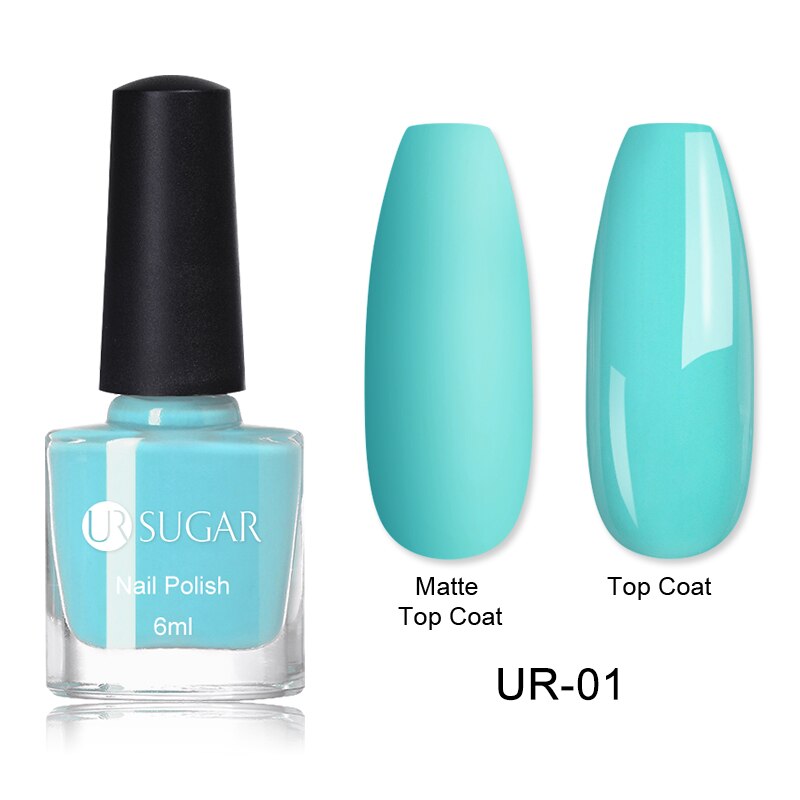 Ur Suiker 6 Ml Nagellak Nail Kleur Roze Blauw Nail Art Vernis Voor Nail Diy Nail Art Varnish Decoratie: URC01