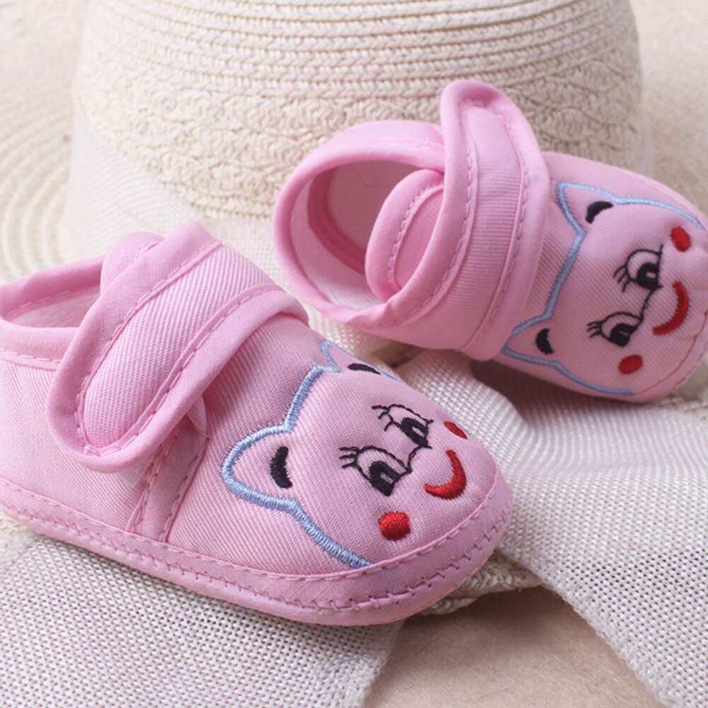 Leuke Baby Boy Girl Soft Sole Cartoon Dier Hoofd Anti-Slip Zachte Zool Schoenen Peuter Schoenen Casual Baby Bebes schoenen #60