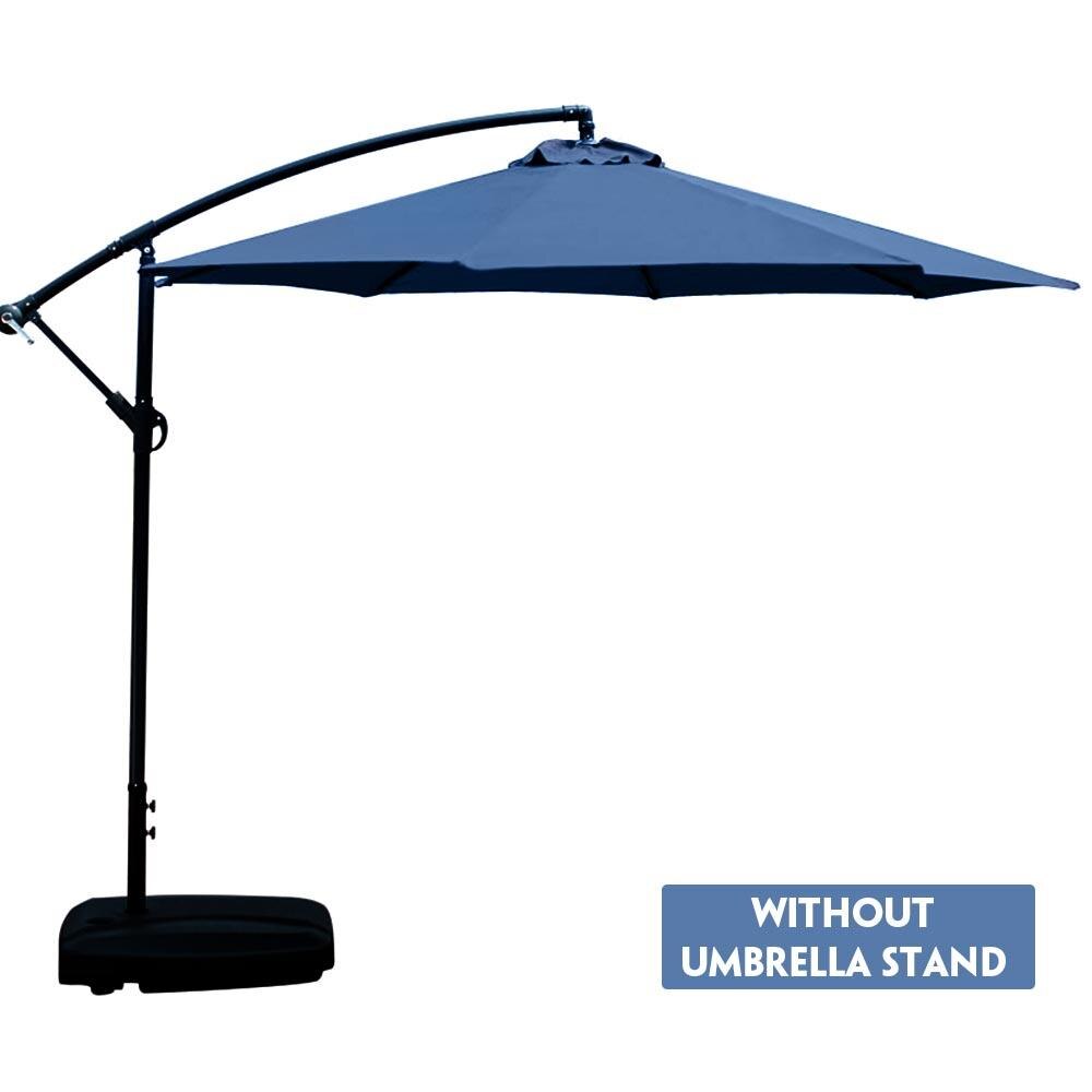 Cubierta de sombrilla con forma de hexágono de 2M, protector de Patio resistente a los rayos UV, impermeable, cubierta de sombrilla: Dark blue