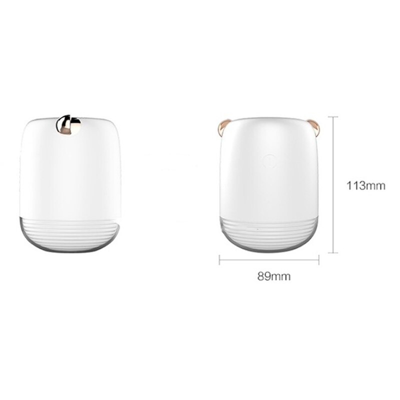 Car Humidifier, USB Air Purifier, Portable Humidifier, Bear Atomizer, with Night Light Air Humidifier