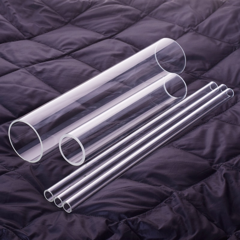 5 stücke Hohe borosilikatglas rohr, OD. 30mm, Thk. 1,8mm/2,5mm/3mm, L. 200mm/250mm/300mm, Hohe temperatur beständig glas rohr