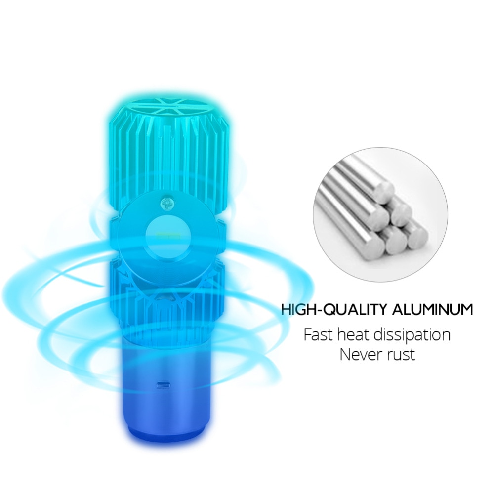 VooVoo LED H4 BA20D HS1 Moto Motorfiets Koplamp Lampen Lamp 2400LM 6000K 20W H4 Led Motor Elektrische Auto scooter Verlichting
