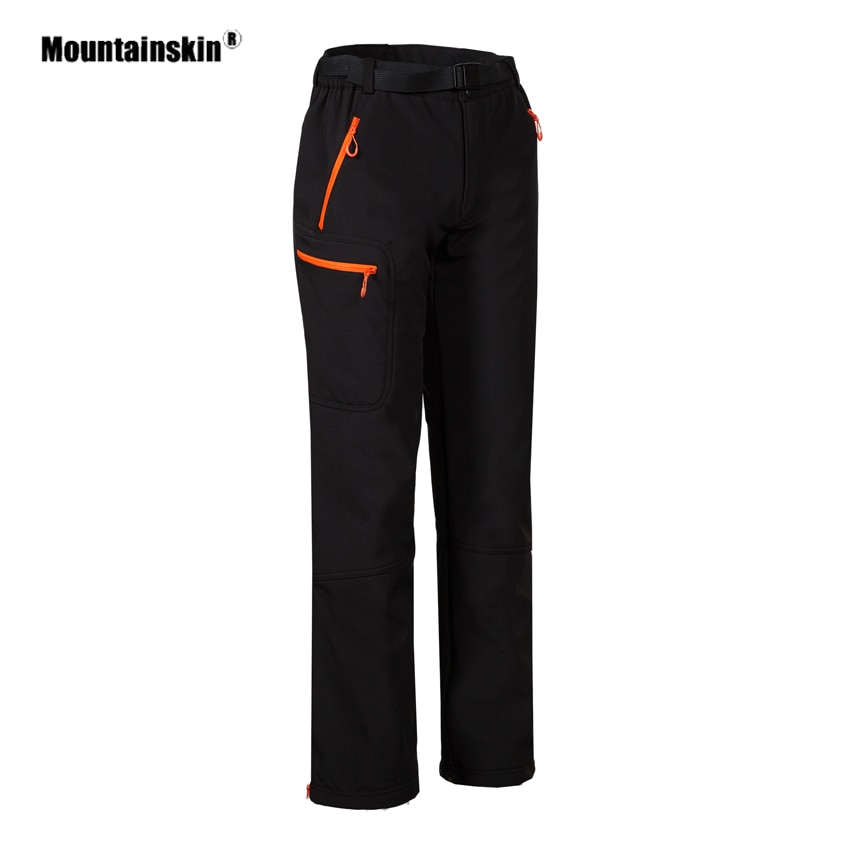 Mountainskin Women's Softshell Fleece Pants Winter Outdoor Hiking Trekking Camping Climbing Skiing Female Thermal Trousers VB096