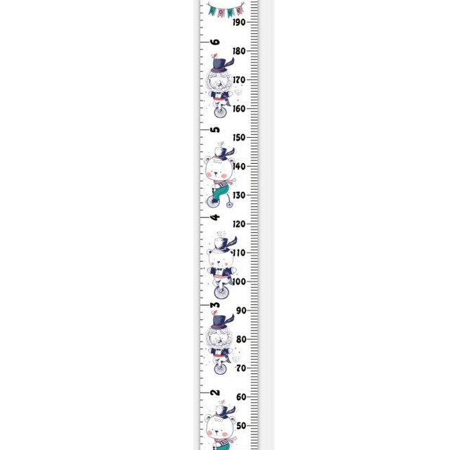 20*200cm nordiska ins stil barn dekorativa tillväxtdiagram höjdmått linjaldiagram för dekoration hantverk hem konst prydnad: 5