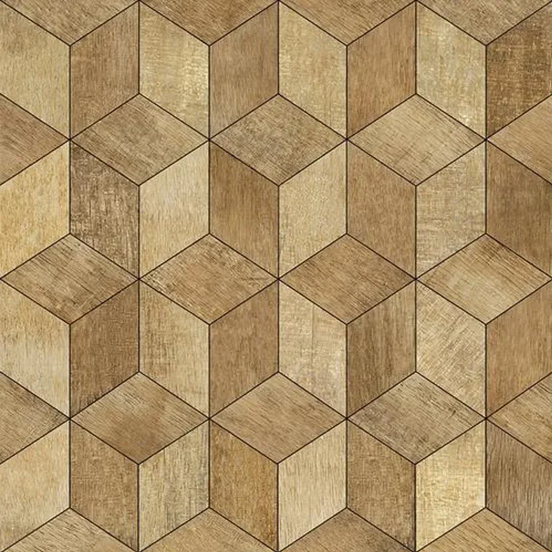 1:12 DIY Puppe Haus A4(21x30cm) Küche Schlecht Wohnzimmer Boden Tapete (viskose) für Puppenhaus Dekoration Zubehör: Braun