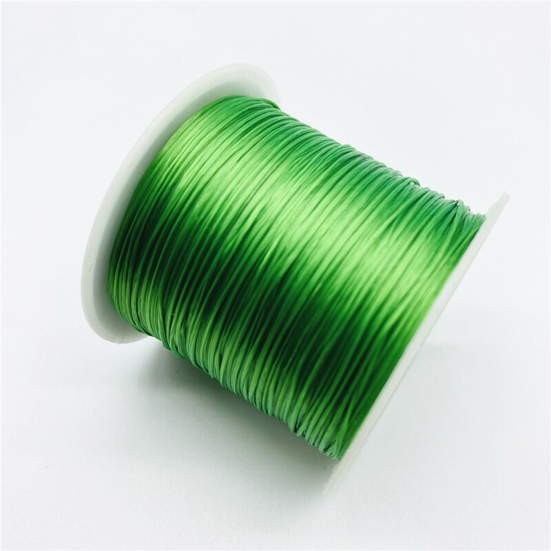 Fil élastique rond en Nylon et caoutchouc pour la fabrication de bijoux, 10yards, 0.7mm: 14