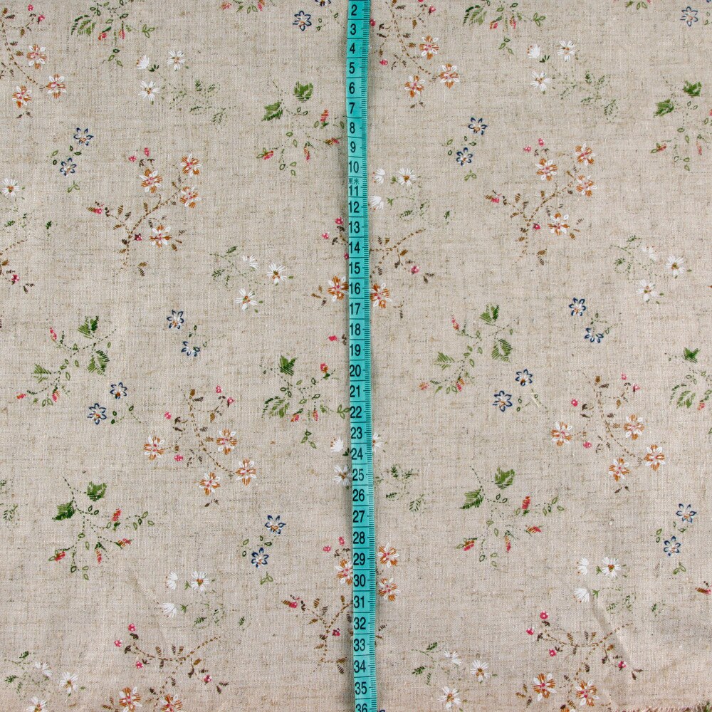 150cm x half meter soft cotton linen fabric DIY handmade print patchwork fabric cloth table cloth napkin cloth placemat fabric