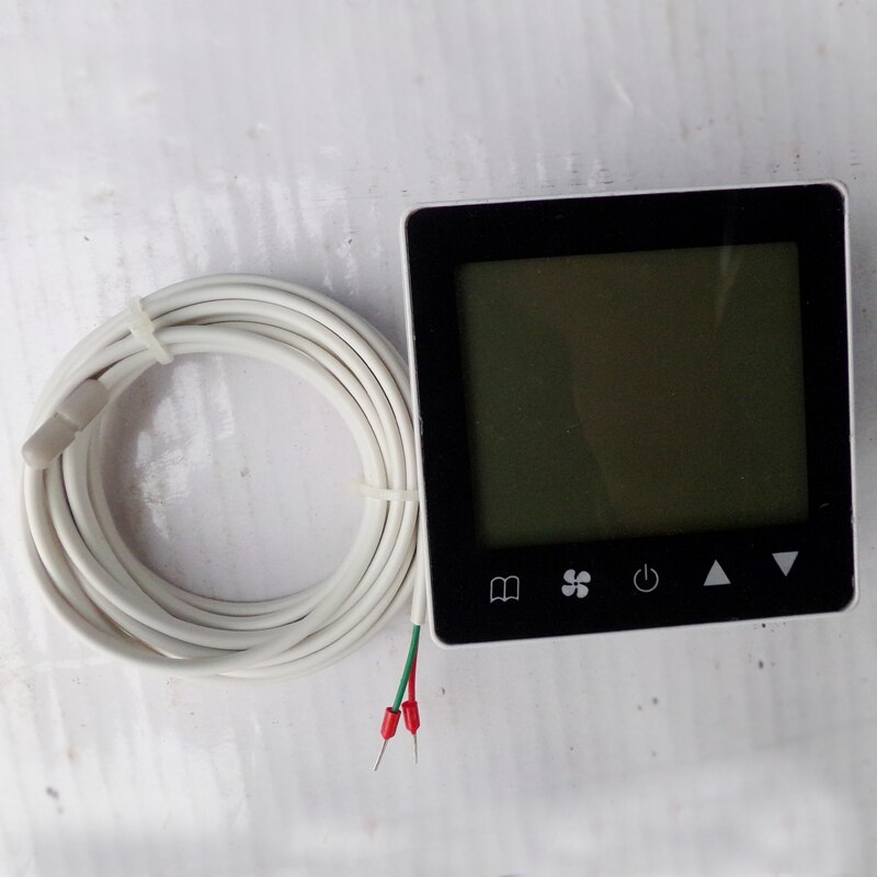 Central Air Conditioning 24V220V Thermostat LCD Control Panel Three-speed Switch Water and Electricity Heating Fan Coil