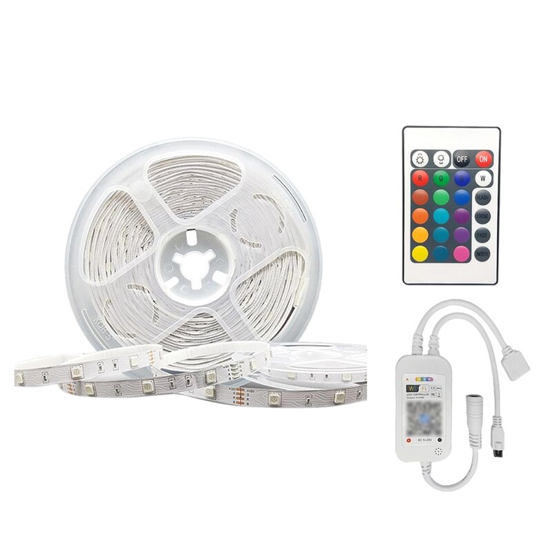 thumbnail image 2 of LumenWave 5M 5050 SMD IP65 LED Strip Lights – Green, Dimmable, 300 LEDs, 12V DC 2 of 6