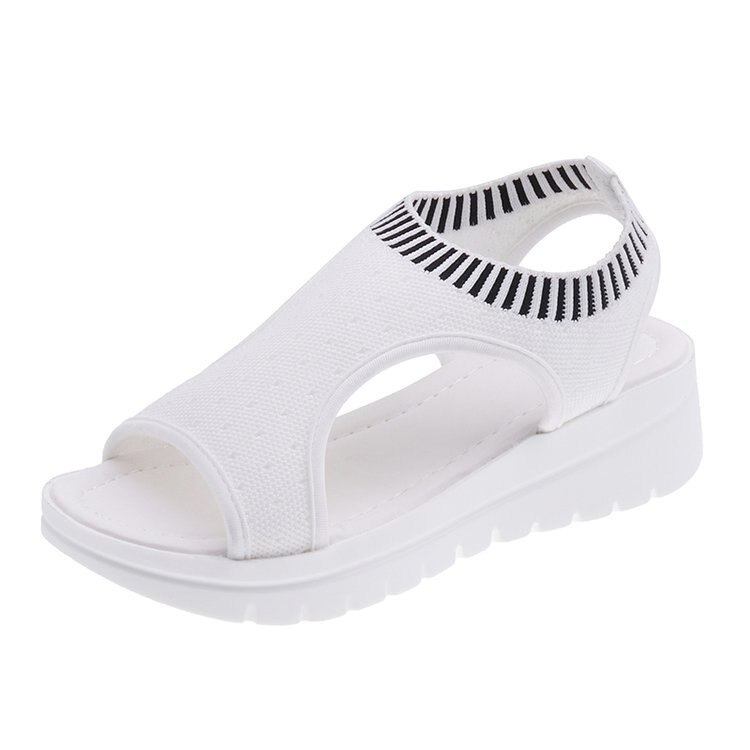Vrouwen Sandalen Voor Ademend Comfort Winkelen Dames Wandelschoenen Zomer Platform Zwarte Sandaal Schoenen platform 11: 2 / 5