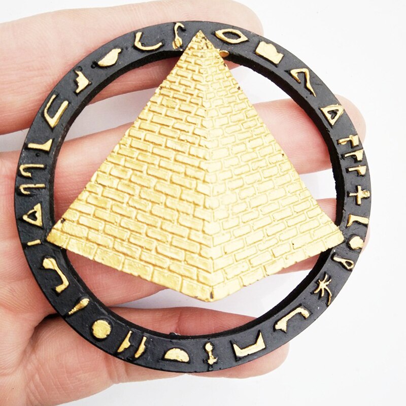 Imán 3d para nevera, pegatinas magnéticas de la mitología Egipcia Anubis Queen, de viaje de Oriente Medio, imanes para nevera