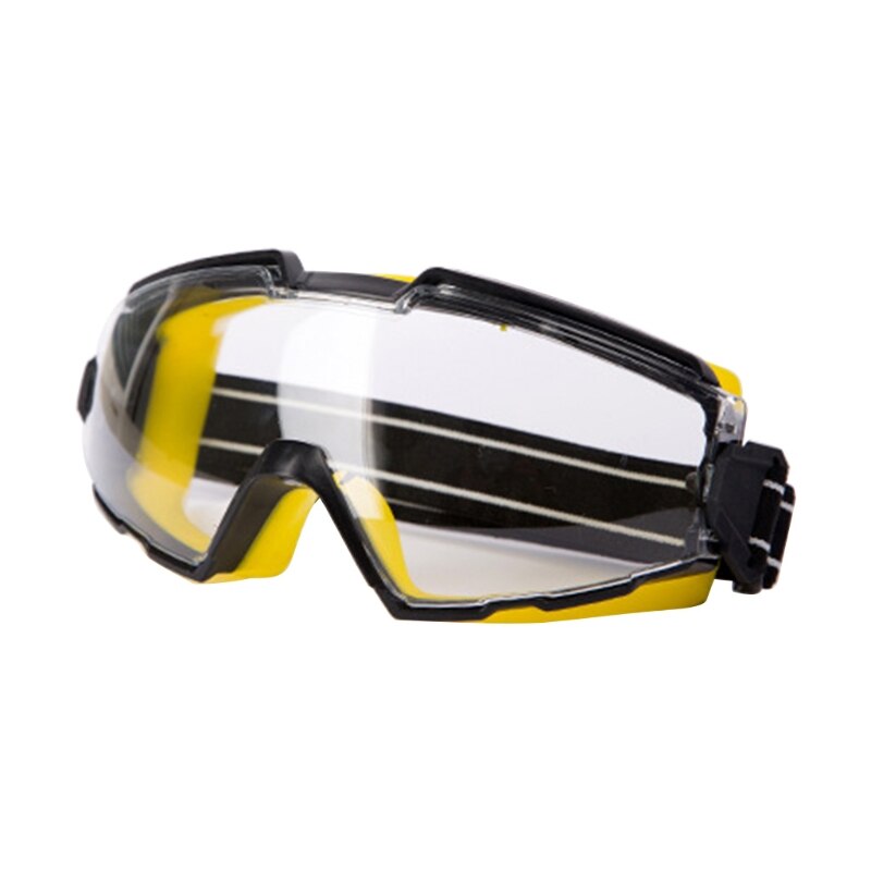 Gafas de seguridad completamente cerradas, protección de todas las direcciones para soldadura Industrial: Yellow