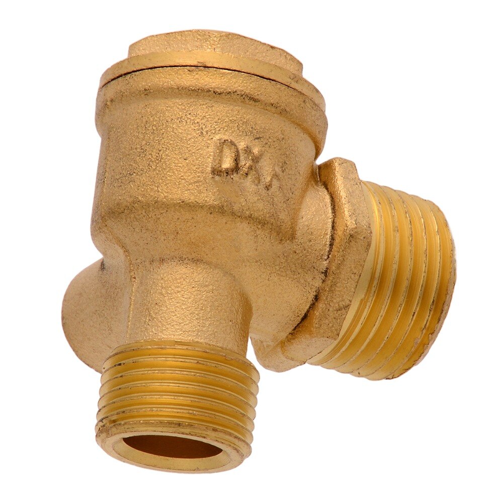 3 Port Brass Air Compressor Valve Threaded 90 Degree Air Compressor Check Valve For Central Pneumatic Part