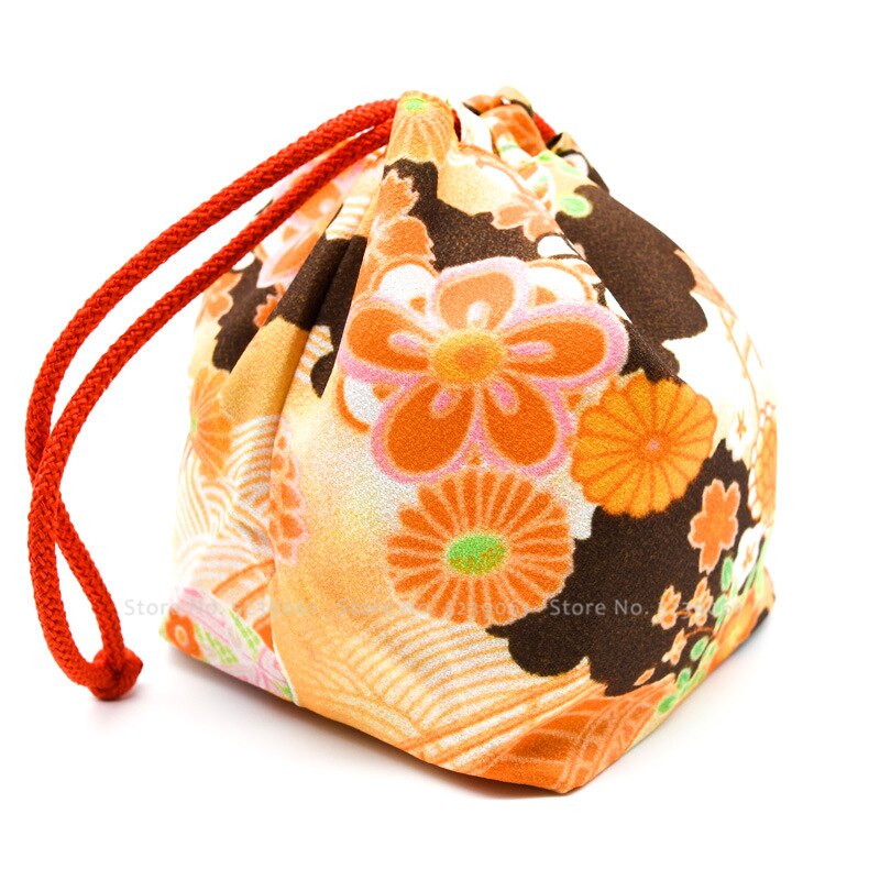 15 farben Japanischen Kimono Kawaii Geldbörse Blumen- Sakura Gedruckt Strahl Tote Tasche Tasche Frauen Yukata Paket Hochzeit Partei Taschen: 8