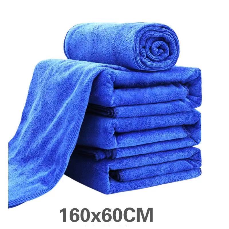 160*60cm 1 stücke Auto Waschen Handtuch Auto Mikrofaser Handtuch Säumen Auto Pflege Detaillierung Waschen Reinigung Trocknen Tuch