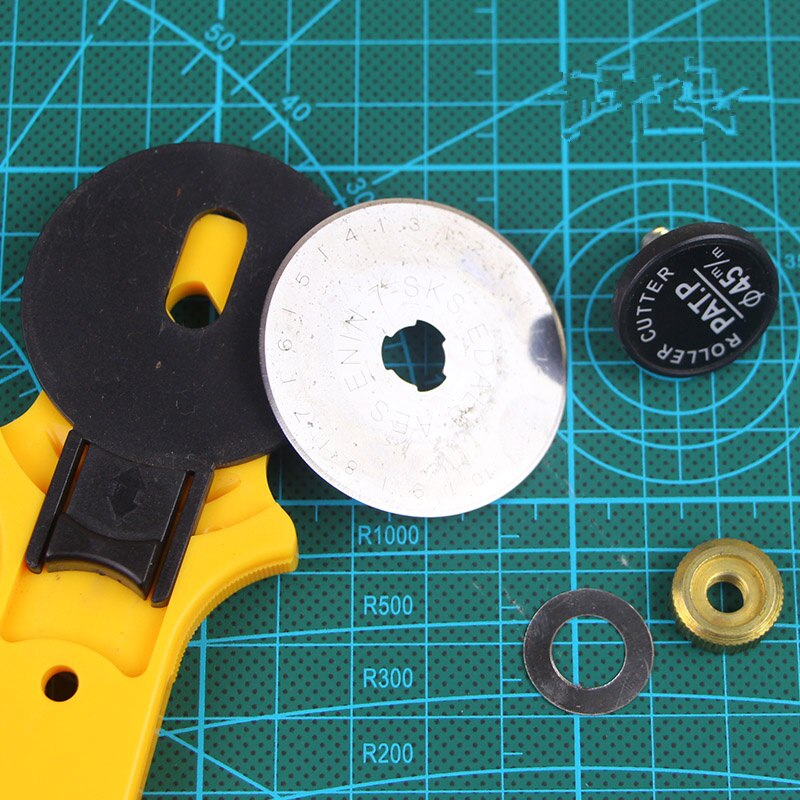 28/45mm kluds roterende skærer patchwork rullehjul rund kniv læder papir stof skærer skæreværktøj