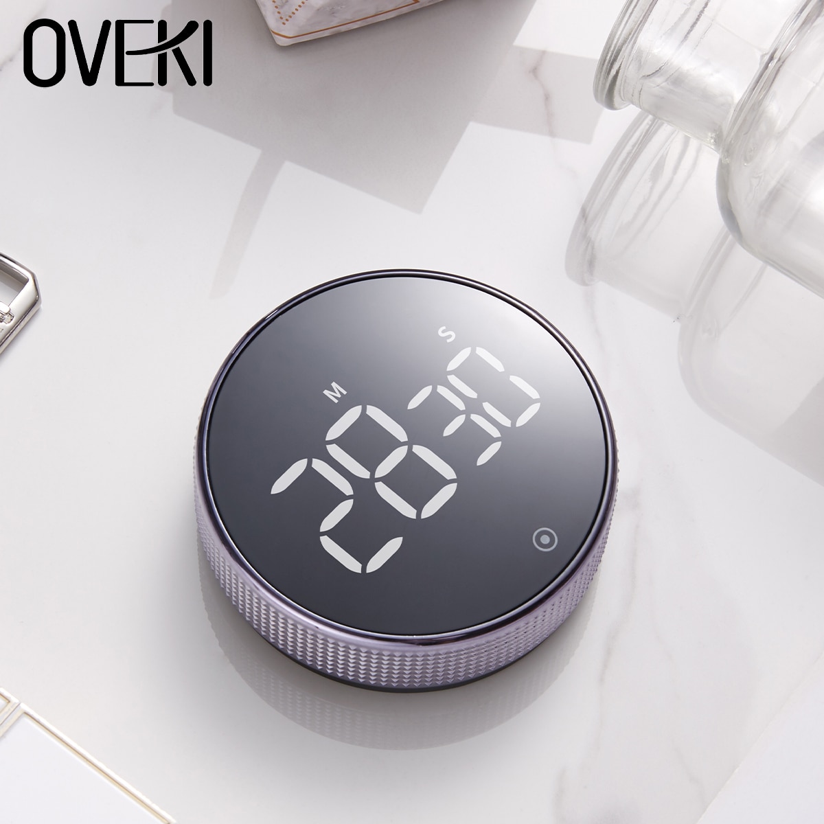 Oveki Led Digitale Kookwekker Voor Koken Stopwatch Magnetische Elektronische Countdown Wekker Timer Met Helderheid Schakelaar