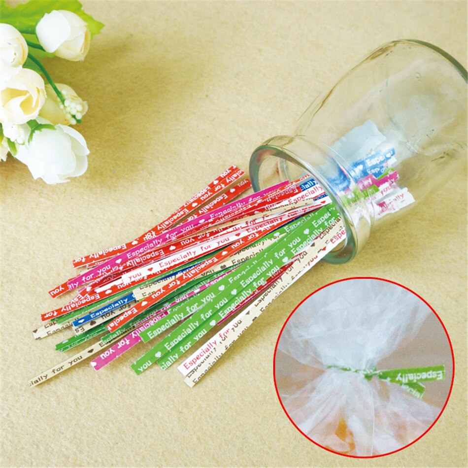 Corbatas SEAAN multifunción para envolver , corbatas especialmente retorcidas, para fiestas, bodas, panadería, bolsa para galletas y dulces, corbatas con de letras