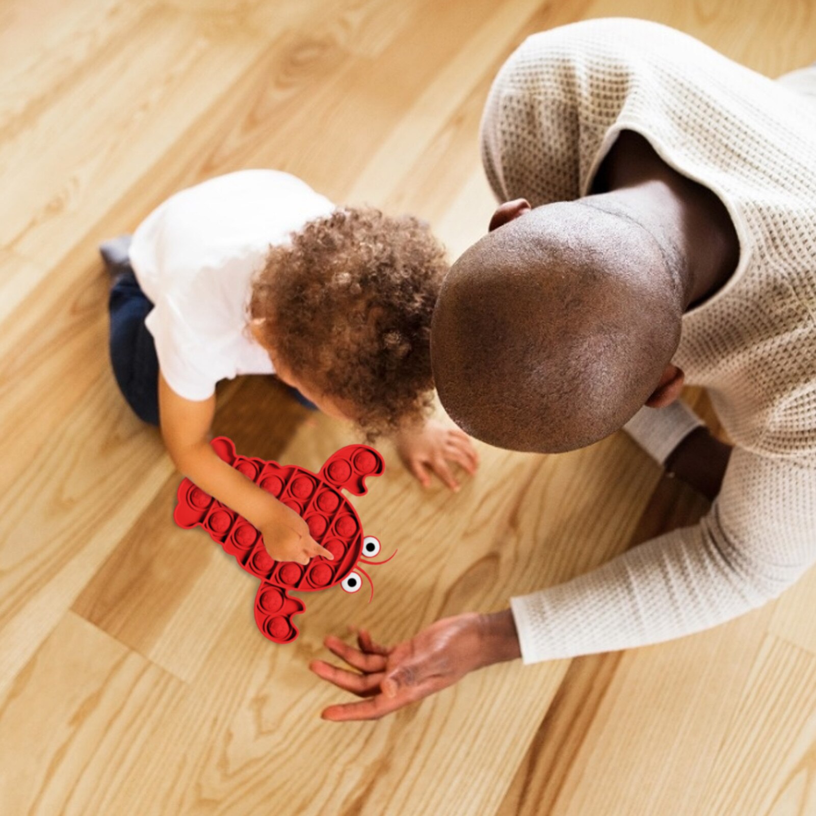 Bubble Fidget giocattolo sensoriale aragosta decompressione giocattoli sensoriali autismo ansia rilievo bolla antistress