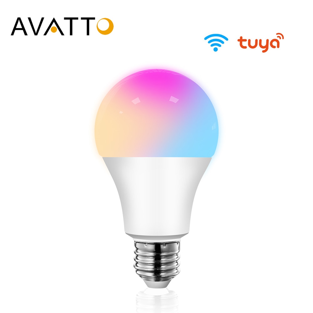 Avatto Tuya 15W Wifi Smart Home Gloeilamp, E27 Rgb Led Lamp Dimbaar Met Smart Leven App, voice Control Voor Google Thuis, Alexa