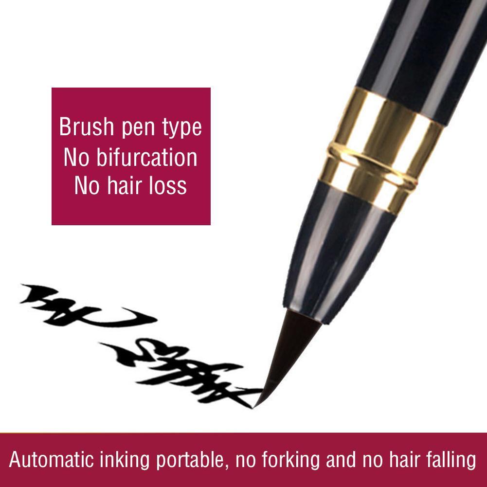 Portable Paint Watercolor Brush Pen Soft Art Drawing Calligraphy Pens Ink Stationery Refillable Chinese Brushes School Foun