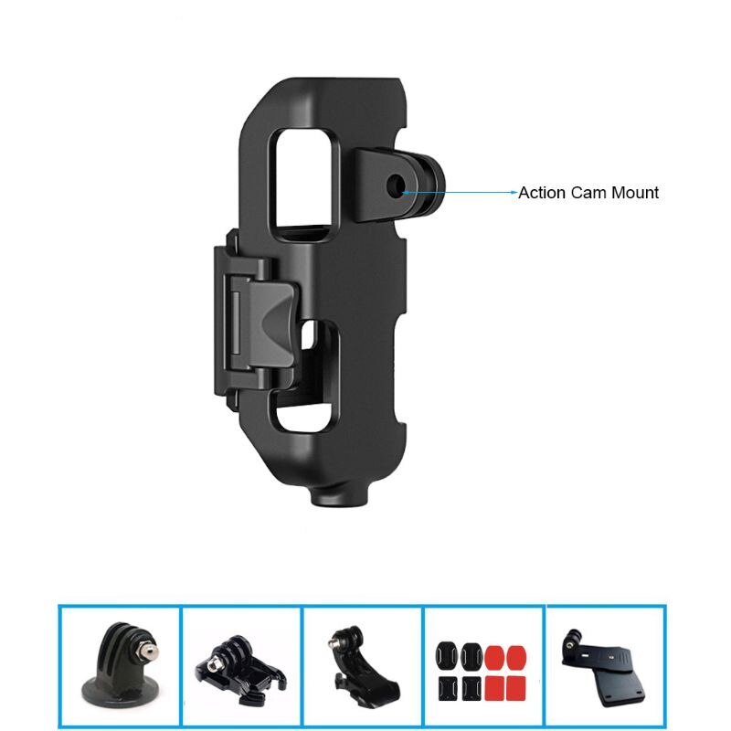 Housing Shell Case Cover Frame Bracket for DJI OSMO Pocket With 1/4 Screw Hole Motion Camera Interface