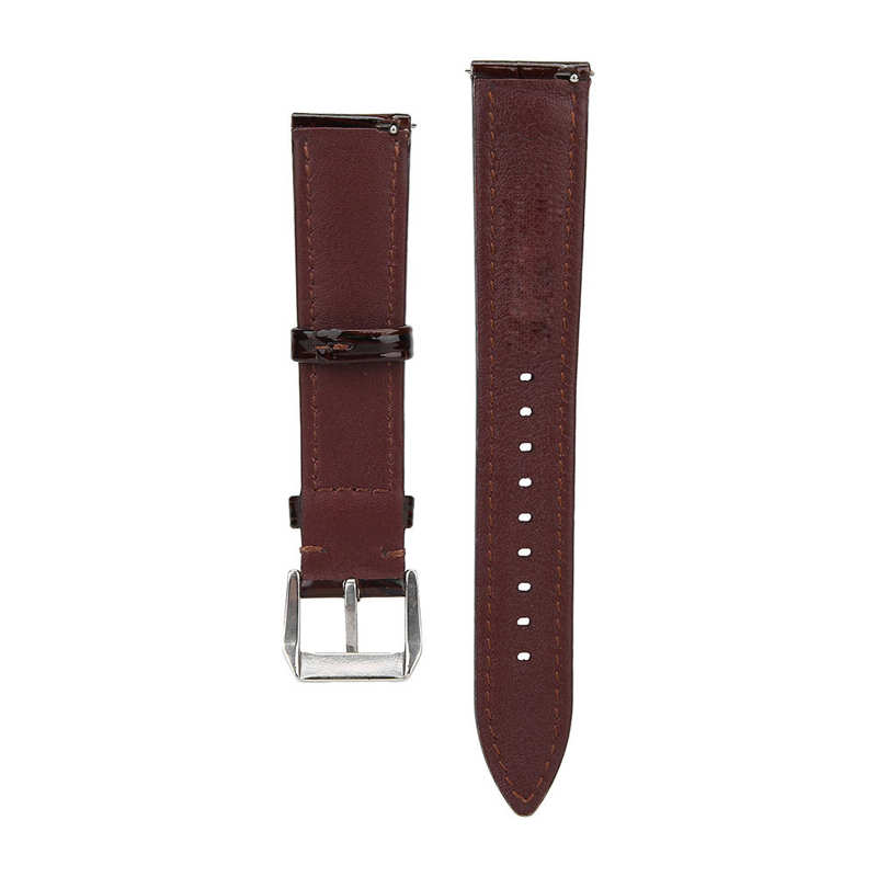 Unisex Adjustable PU Leather Watch Band Strap Watch Repair Replacement Part 18mm
