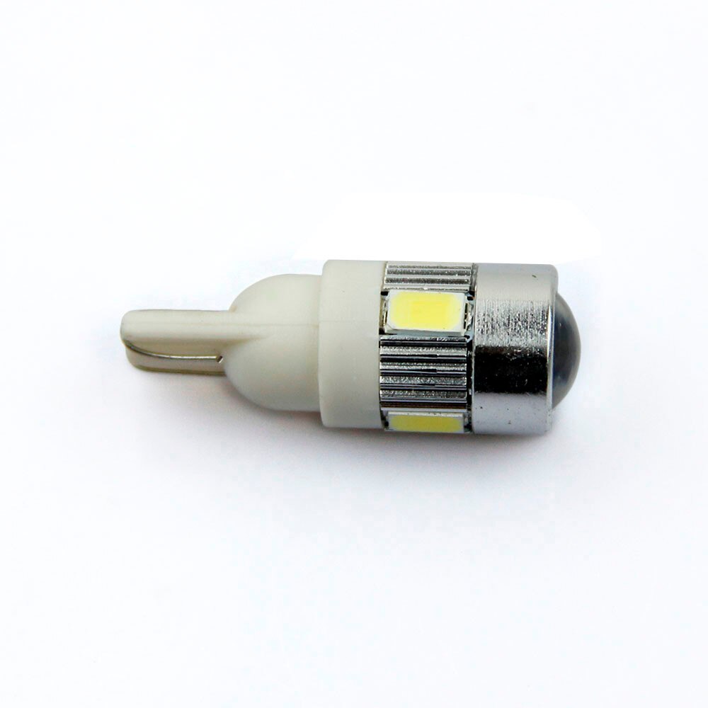 2x T10 W5w Interieur Xenon Wit Blauw Rood Led 6smd 5630 Xenon Dagrijverlichting Lampen Voor De Auto 'S Auto accessoires # YL1