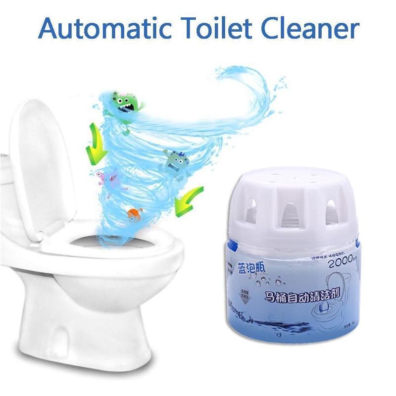80g Toilet Cleaner Automatic Toilet Cleaner Assistant WC Blue Bathroom Cleaner Bubble Cleaning All-Purpose C0T7