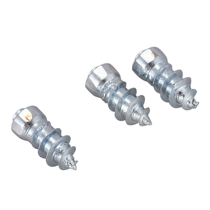100 pièces 15mm/0.59 pouces acier roue pneu goujon vis neige pneu pointes pour voiture Auto SUV ATV neige clou anti-dérapant vis