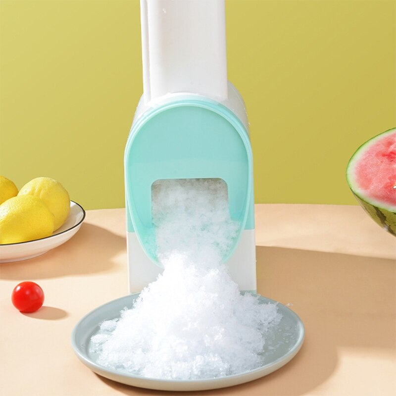 Top Electric Ice Crusher, Ice Slush Maker Rechargeable Home Snow Cone Smoothie Ice Block Making Shaver Ice Machine