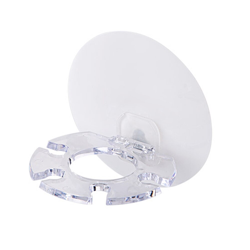 Bathroom Plastic Toothbrush Holder Toothpaste Shaver Storage Rack Tooth Brush Dispenser Bathroom Organizer Accessories: White / 1PC