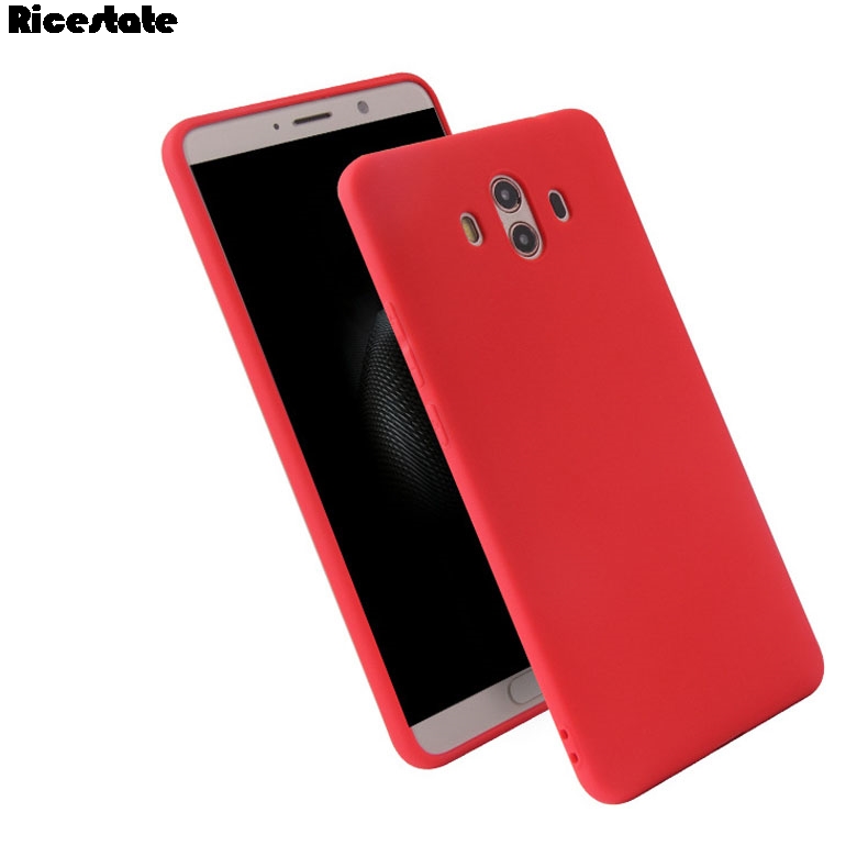 Huawei Mate 10 serie Mate 10 Pro / Mate 10 Lite Custodia opaca in tinta unita per Huawei Mate10 Cover posteriore Proteggi la pelle Custodia in silicone