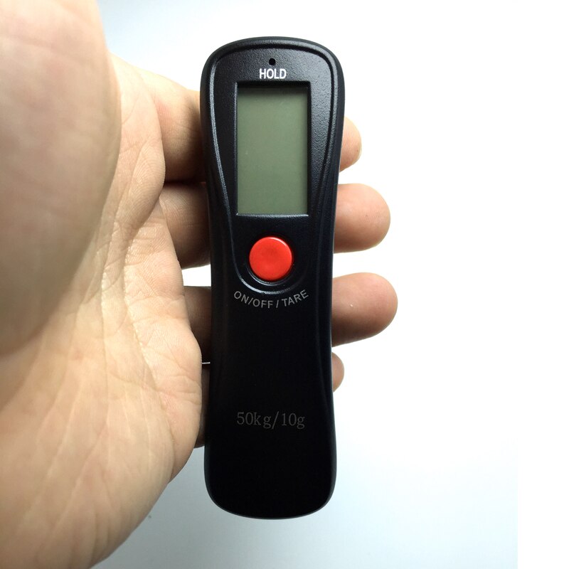 Portable Mini Digital Hand Held 50Kg 10g Fish Hook Hanging Scale Electronic Weighting Luggage Scale LED Display Balance